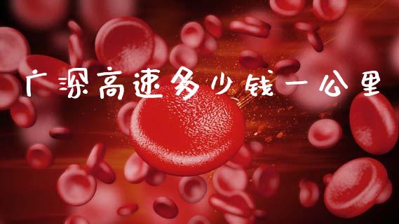 广深高速多少钱一公里_https://m.lcjysmgs.com_股票交易_第1张