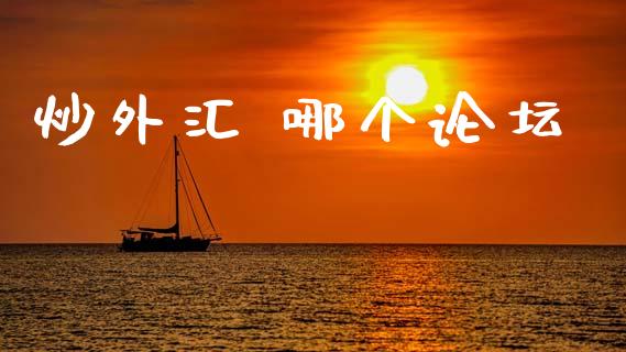 炒外汇 哪个论坛_https://m.lcjysmgs.com_基金管理_第1张