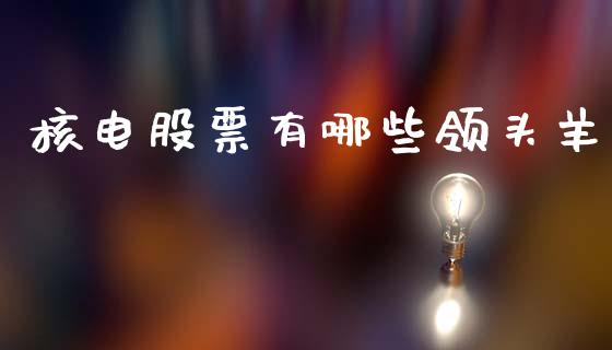 核电股票有哪些领头羊_https://m.lcjysmgs.com_股权投资_第1张