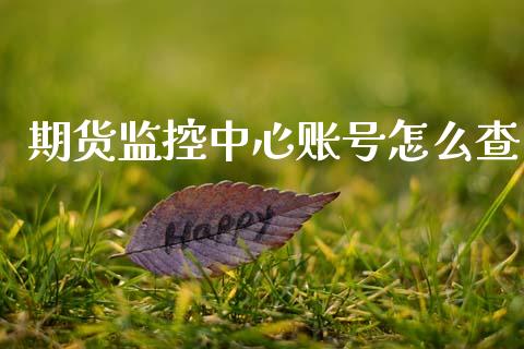 期货监控中心账号怎么查_https://m.lcjysmgs.com_股票交易_第1张