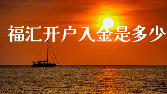 福汇开户入金是多少_https://m.lcjysmgs.com_基金管理_第1张