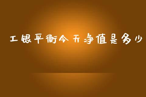 工银平衡今天净值是多少_https://m.lcjysmgs.com_金融服务_第1张