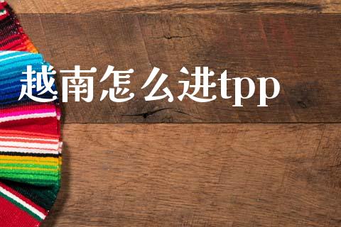 越南怎么进tpp_https://m.lcjysmgs.com_股权投资_第1张