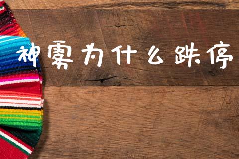 神雾为什么跌停_https://m.lcjysmgs.com_股权投资_第1张