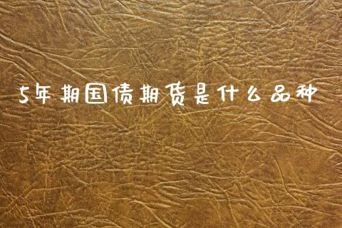 5年期国债期货是什么品种_https://m.lcjysmgs.com_股权投资_第1张