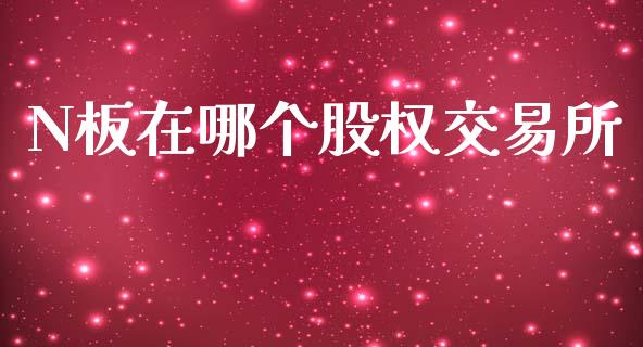 N板在哪个股权交易所_https://m.lcjysmgs.com_股权投资_第1张