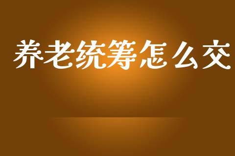 养老统筹怎么交_https://m.lcjysmgs.com_股权投资_第1张