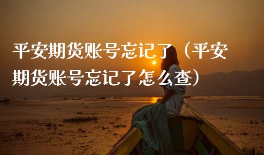 平安期货账号忘记了(平安期货账号忘记了怎么查)_股票交易_第1张_股权投资_基金管理_股票交易_金融服务 平安期货账号忘记了(平安期货账号忘记了怎么查)_https://m.lcjysmgs.com_股票交易_第1张