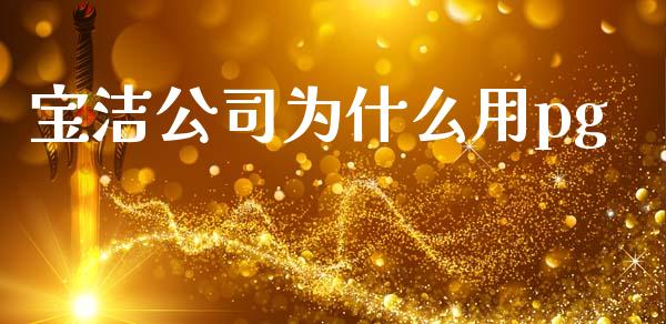 宝洁公司为什么用pg_https://m.lcjysmgs.com_金融服务_第1张