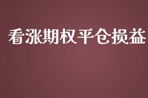 看涨期权平仓损益_https://m.lcjysmgs.com_股权投资_第1张