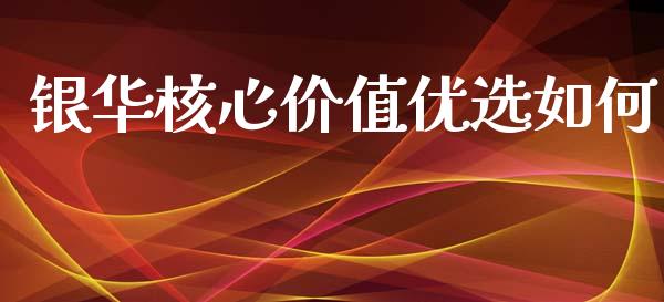 银华核心价值优选如何_https://m.lcjysmgs.com_股票交易_第1张