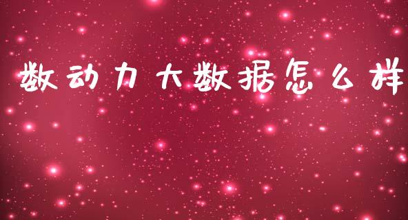 数动力大数据怎么样_https://m.lcjysmgs.com_股权投资_第1张