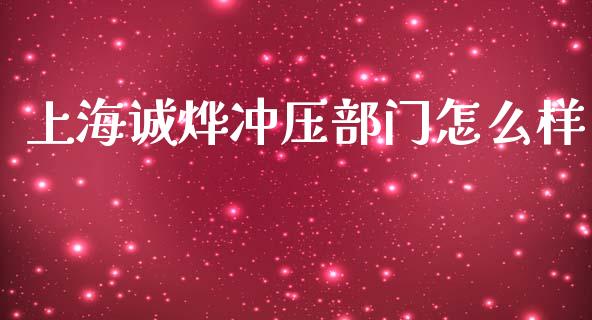 上海诚烨冲压部门怎么样_https://m.lcjysmgs.com_基金管理_第1张