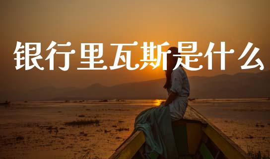 银行里瓦斯是什么_https://m.lcjysmgs.com_基金管理_第1张