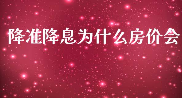 降准降息为什么房价会_https://m.lcjysmgs.com_股权投资_第1张