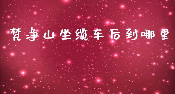 梵净山坐缆车后到哪里_https://m.lcjysmgs.com_股票交易_第1张