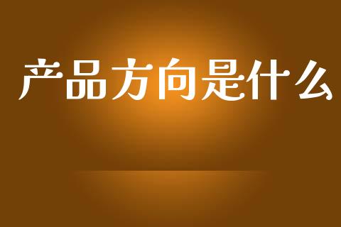 产品方向是什么_https://m.lcjysmgs.com_金融服务_第1张