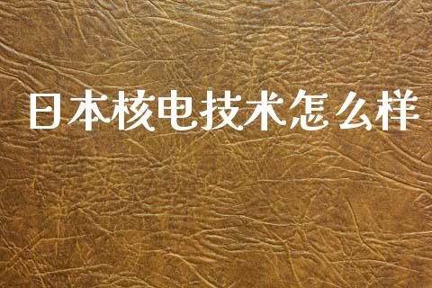 日本核电技术怎么样_https://m.lcjysmgs.com_基金管理_第1张