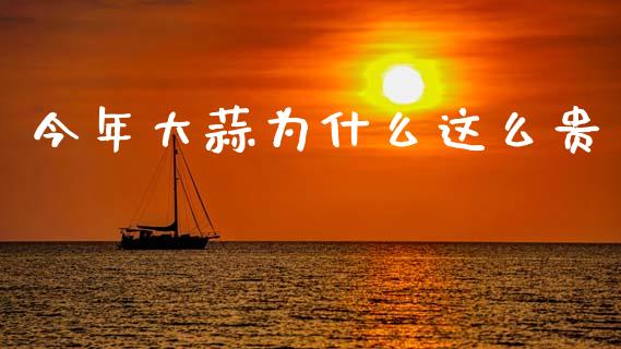 今年大蒜为什么这么贵_https://m.lcjysmgs.com_股票交易_第1张